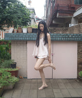 Sequin Satin Dress - Pink