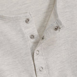 デッキステッチヘンリーネック長袖Tシャツ