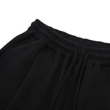 ダブルループロゴワンタックバミューダパンツブラック
