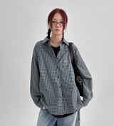 [MADE] Dellove Loose Fit Check Shirt