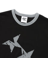 TWIN STAR RINGER SS TEE BLACK(CV2FMUT549A)