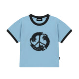 パーフェクトピースリンガークロップTシャツ_スカイブルー