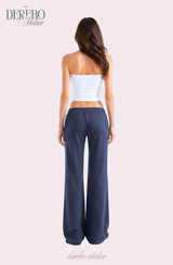 New York low-rise semi-boot casual pants