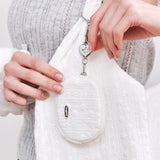 daisy eyelet wallet key ring