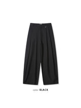 LMN エクトピンタックD-リングロングワイドスラックス (2 colors)