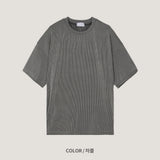 LMN プリーツクールオーバーサイズフィット半袖Tシャツ (3 colors)