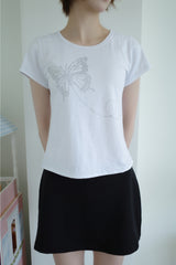 バタフライピクセルTシャツ（4color）