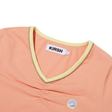 VネックスリムフィットTシャツ [LIGHT ORANGE]