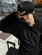 Angora Mohair Knitwear Long Sleeve