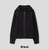 Scream Two-Way Knit Hooded Zip-Up