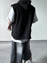 AD brush bermuda black denim