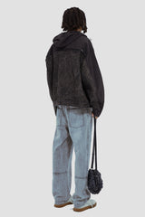 DENIM ANORAK BLACK