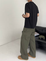 LO Vien Pintuck Half-Banding Semi Wide Pants (4C)