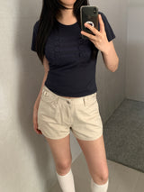 Oliver Button-Point Short Sleeve T-shirt