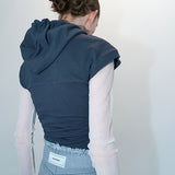 Amie Shirring hood tank chacol