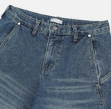 Bron Cat Brush Curve Denim Pants