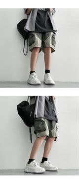 Holda Belt Colorful Nylon Pocket Shorts (3 colors)