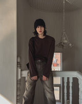 Vide Ribbed V-Neck Knit