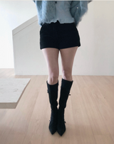 heal & low corduroy short pt
