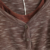 String wrap button short sleeve cardigan top 231216035
