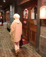 Half fur coat of soft tteokbokki