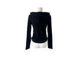 Liam Peach Fuzz Slim Fit Hood Shirring T-Shirt