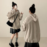 Lindy ピッチウォッシュコットンバルーンフィットハイネックフーディージャンパー