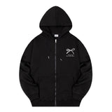 シルバーリボンパーカージップアップ