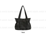 (2-way) VINTAGE POCKET LEATHER BAG