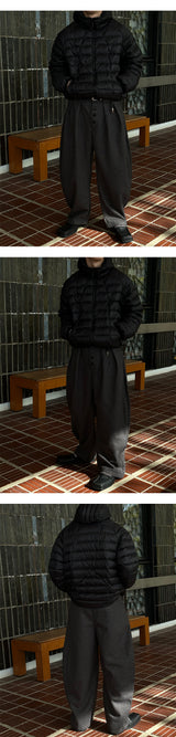 [F/W] Wool curve button pants(2color)
