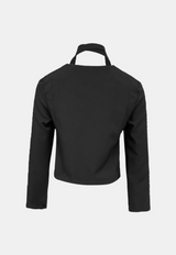 Modern V-neck Muffler Jacket