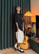 Light One-Tuck Bermuda Shorts 4COLOR