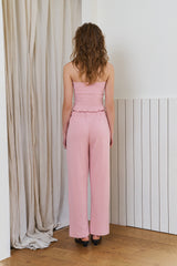 Waffle comfort top_pink