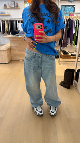 MILK DENIM WIDE PANTS