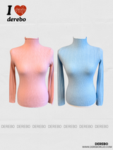 Baby pastel turtleneck long-sleeved knitwear
