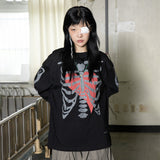 GT102 Heartbone Long Sleeve T-Shirt (BLACK)