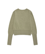 Women’s Hem Open Detail Knit Sage Green