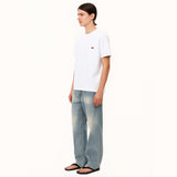 ハートバイカーパッチTシャツ ホワイト(MAN)