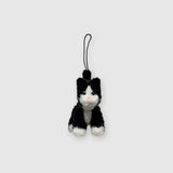 [made]t. tuxedo cat keyring s size