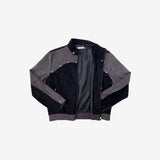 biker suede jumper