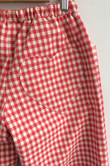 Heart Pocket Check Pants