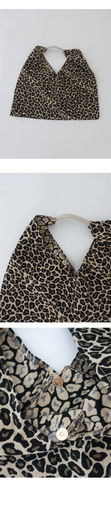 LEOPARD SHOPPER BAG