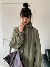 レゲット フード ロング ボンバー ジャケット