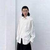 Micro-crinkle Baggy Shirt