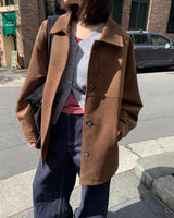 [ORIGINAL] Wound Suede Middle Jacket