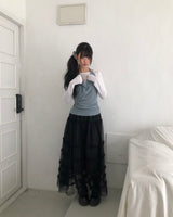 ラムティアードロングスカート