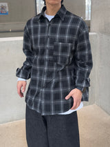 Plaid Loose Check Shirt (No.853)