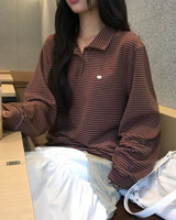 [ORIGINAL] ストリングボーダーTシャツ