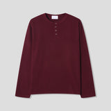 Deli henry-neck long sleeve t-shirt
