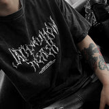 DP802514351176 フレームレタリング半袖Tシャツ